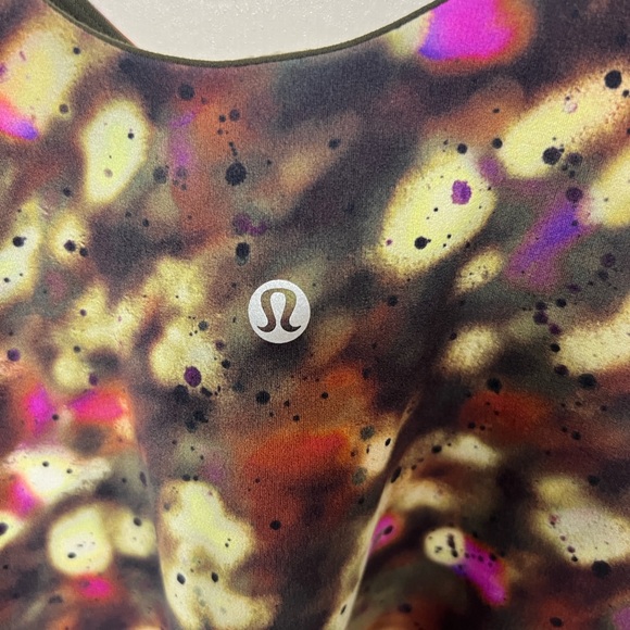 Lululemon Align Tank Top,
Soft Focus Splatter Green Multi, Size 10, W1DAJS, EUC - Picture 5 of 8